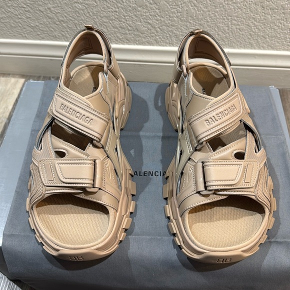 Balenciaga Track Sandal 43 Beige - Picture 2 of 5